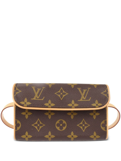 Pre-owned Louis Vuitton 2003  Florentine Belt Bag In Brown