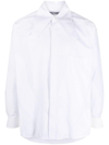 Moschino Printed Cuff Shirt With Unique In White