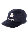 ISABEL MARANT TYRON LOGO-EMBROIDERED CORDUROY CAP