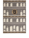 FORNASETTI PLAID FACCIATA QUATTROCENTESCA THROW