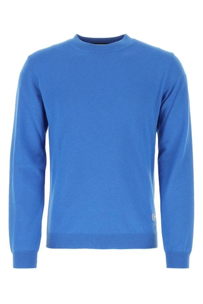 Gucci Man Turquoise Cashmere Sweater In Blue