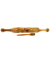 FRENCH HOME FRENCH HOME OLIVE WOOD ROLLING PIN AND HONEY DRIPPER