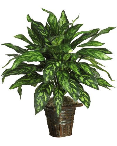 Nearly Natural Silver King Plant In Green