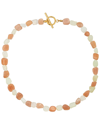 Eye Candy La Women's Luxe Natalie Agate Beaded Necklace