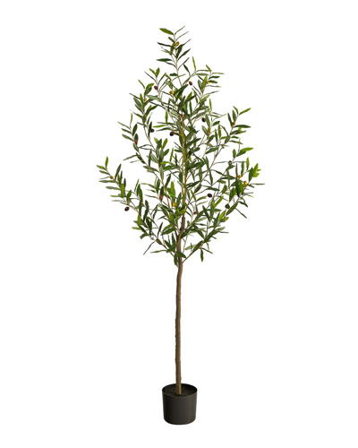 Nearly Natural 6ft Olive Artificial Tree In Green