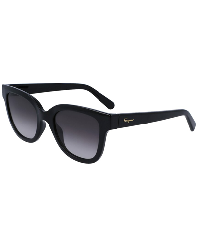 Ferragamo Women's Sf1072s 56mm Sunglasses In Black