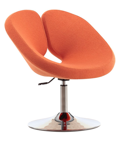 Manhattan Comfort Perch Accent Chair In Neutral