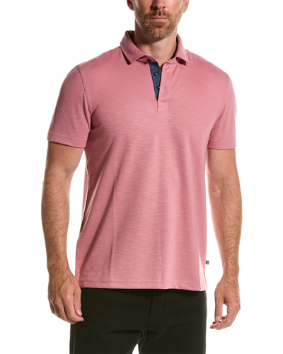 Ted Baker Monlaco Regular Fit Polo Shirt In Pink
