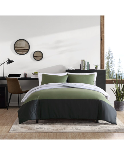 Eddie Bauer Skyline Stripe Soft Duvet Cover Set