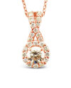 Le Vian Women's 14k Strawberry Gold & 0.73" Nude Diamond Pendant Necklace