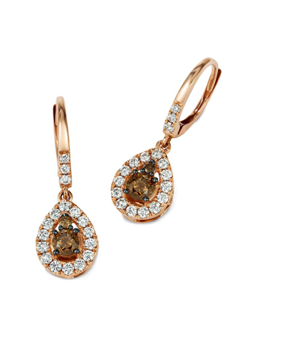 Le Vian 14k Strawberry Gold 1.11 Ct. Tw. Diamond Earrings