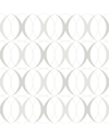 Nuwallpaper Circulate Light Silver Peel & Stick Wallpaper In Silver