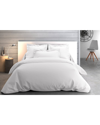 Anne De Solene Vexin 200 Thread-count King Duvet Cover In Blanc