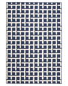 Ecarpet Villa Indoor/outdoor Geometric Rug In Blue