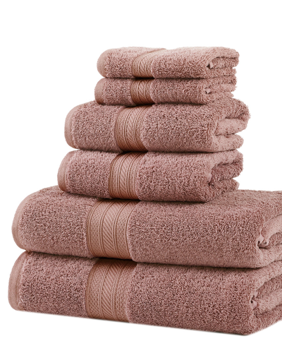 Superior Solid Long-staple Combed 6pc Towel Set