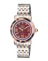 Gv2 Women's Marsala Tortoise Diamond Watch