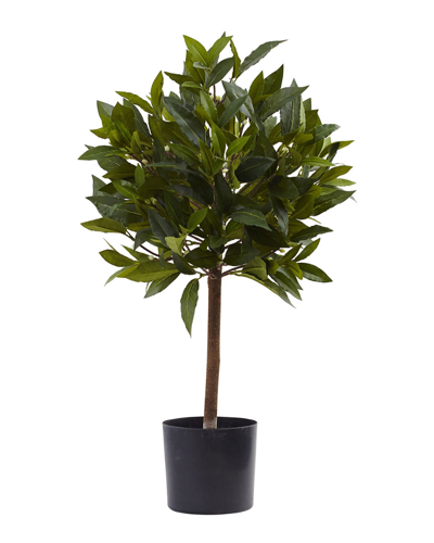 Nearly Natural 2ft Sweet Bay Mini Ball Topiary