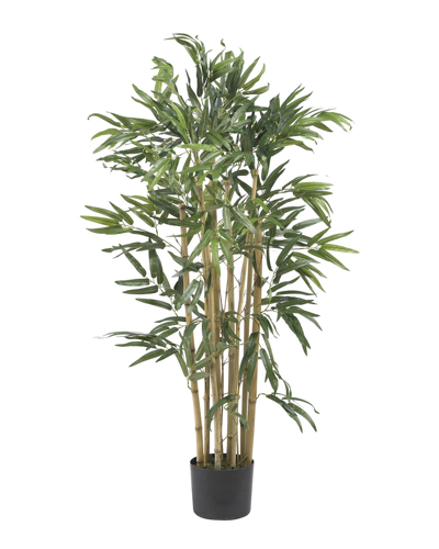 Nearly Natural 3ft Multi Bambusa Bamboo Silk Tree In Green