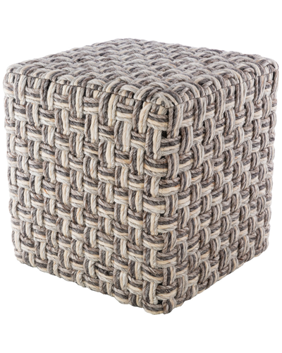 Surya Cordoba Braided Ottoman