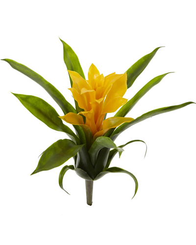Nearly Natural Set Of 6 Bromeliad Artificial Flower