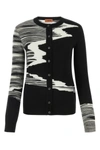 Missoni Space-dyed Intarsia Wool Cardigan In Multicolor
