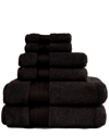 Superior Turkish Highly Absorbent Solid 6pc Ultra-plush Towel Set