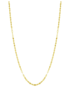 Italian Gold Mirror Chain Necklace