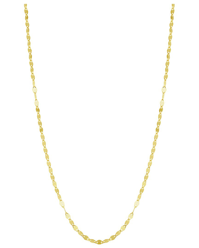 Italian Gold Mirror Chain Necklace