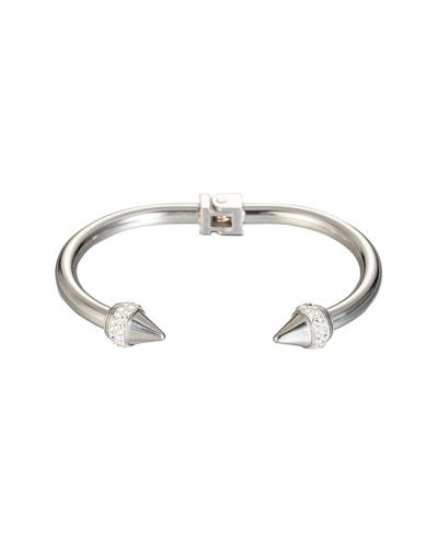 Eye Candy La Luxe Titanium Cz Leah Cuff Bracelet