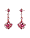 Genevive 14k Rose Gold Vermeil Earrings