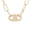 Eye Candy La Luxe Cz Violet Necklace