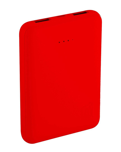 Lax Gadgets Rubberized Power Bank Red
