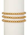 Eye Candy La Luxe Collection Titanium Cz 3pc Initial Stretch Bracelet Set (a-z)