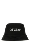 OFF-WHITE OFF WHITE WOMAN BLACK POLYESTER BUCKET HAT