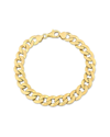 Italian Silver Curb Link Chain Bracelet