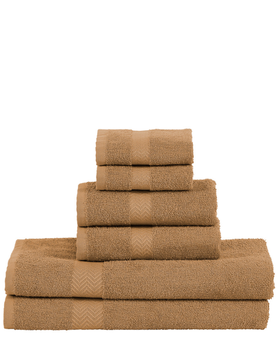 Superior Eco-friendly Absorbent 6pc Towel Set