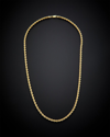 ITALIAN GOLD 14K ITALIAN GOLD HOLLOW ROPE CHAIN NECKLACE