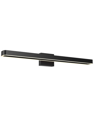 Villa 408 Aria 24in Rectangular Swivel Vanity Wall Sconce In Black