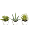 Nearly Natural Set Of 3 Southwest Collection