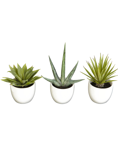 Nearly Natural Set Of 3 Southwest Collection