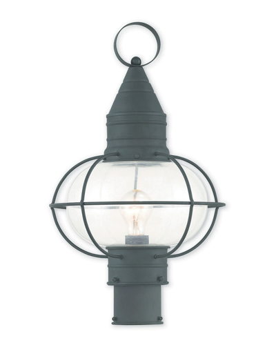Livex Lighting Livex Newburyport 1-light Black Outdoor Post Lantern