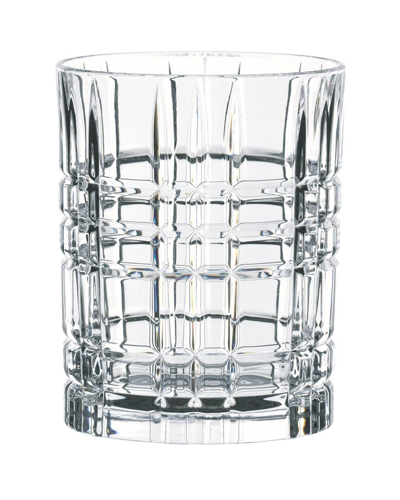 Nachtmann Square Whiskey Set Of 4 In Clear