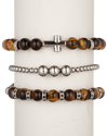 Eye Candy La Titanium Agate Samuel Set Bracelet
