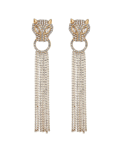 Eye Candy La Jaguar Fringe Drop Earrings