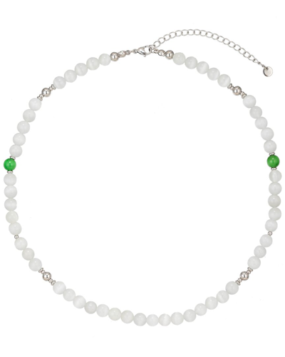 Eye Candy La Agate Andrea Beaded Necklace