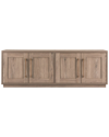 Abraham + Ivy Tillman Rectangular Stand For Tvs Up To 80in In Gray