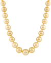 Masako Pearls Splendid Pearls 14k 10-13mm South Sea Pearl Necklace