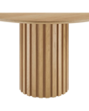Modway Senja 47in Round Dining Table In Brown