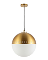 Jonathan Y Remy Adjustable Art Deco Mid-century Globe Led Pendant