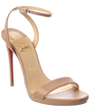 Christian Louboutin Loubi Queen Ankle Strap Sandal In Beige